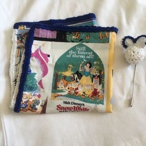Handmade pocket square & lapel pin